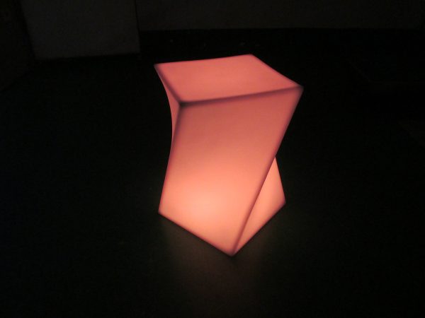 twist cube in orange colour