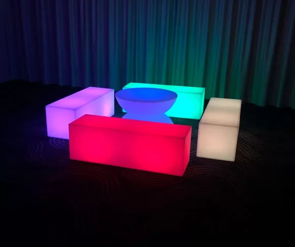 Glow rectangle seating