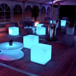 Event with Glow Cube Seating